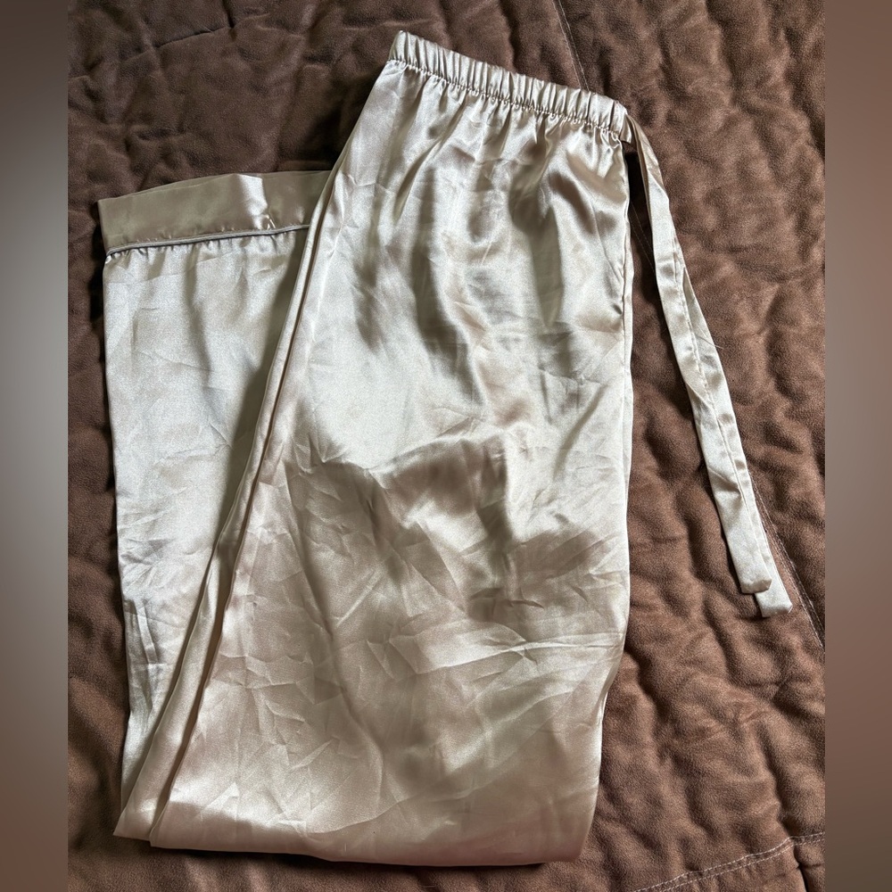 Champagne Silky PJ Pants